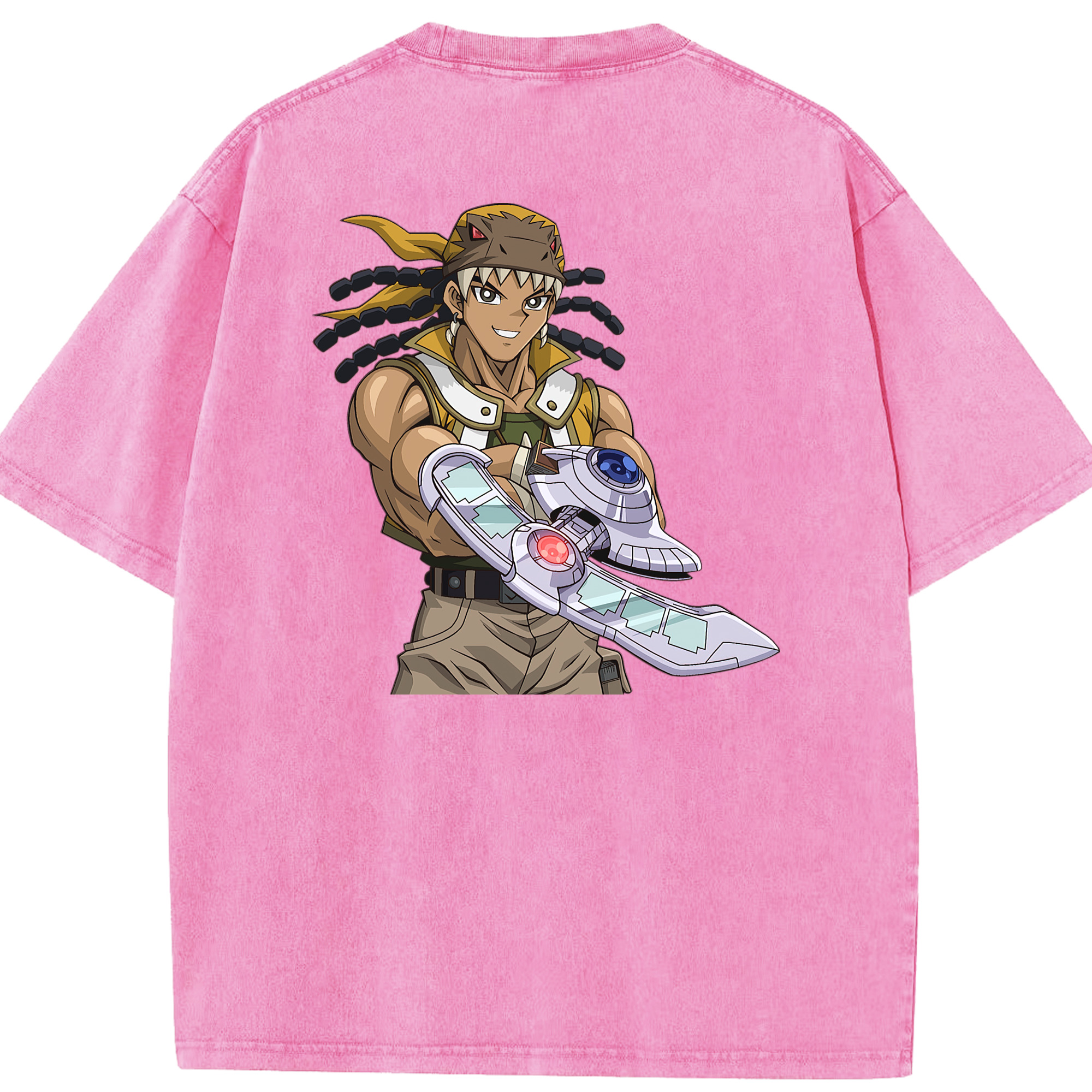 （画像用） 遊☆戯☆王 Yu-Gi-Oh! 綿100% ヴィンテージ風 半袖Tシャツ（背面プリント）